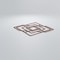 Ekena Millwork Large Norwood Decorative Fretwork Wood Wall Panels, Walnut, 23 3/8"W x 23 3/8"H x 3/8"T WALW24X24X0375NWDWA - alternate 3